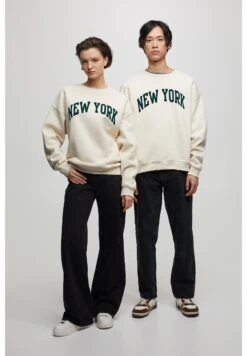 PULL & BEAR City Slogan - Sweater - Mottled Beige