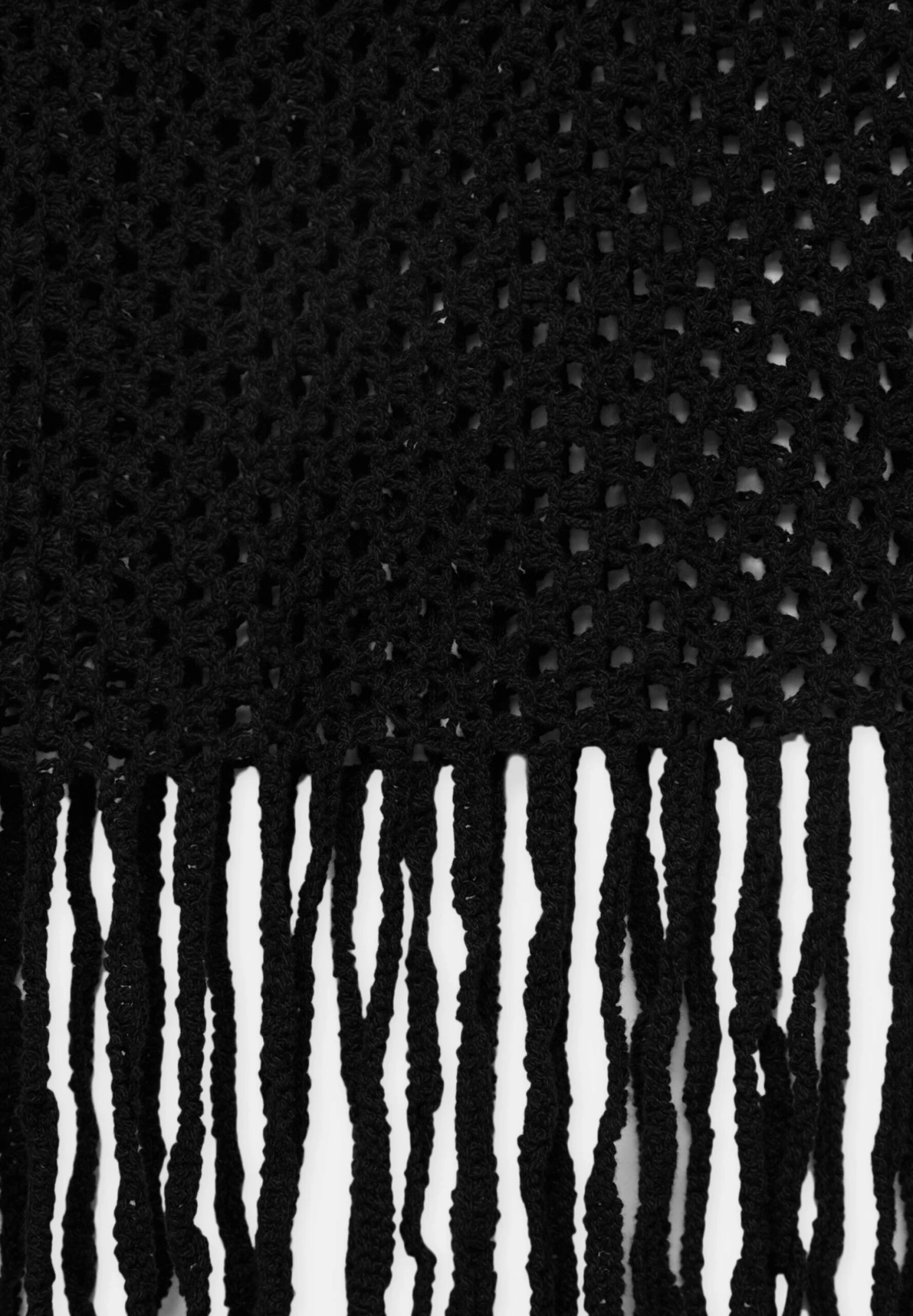 PULL & BEAR With Fringing - A-Lijn Rok - Black - Afbeelding 6