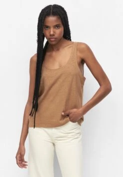 PULL & BEAR Rustic Strappy - Top - Brown