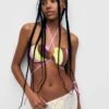 PULL & BEAR Patchwork - Bikinitop - Pink