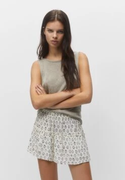 PULL & BEAR Printed - Minirok - White