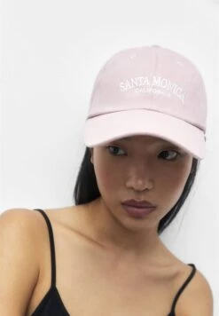PULL & BEAR Embroidered Slogan - Pet - Pink