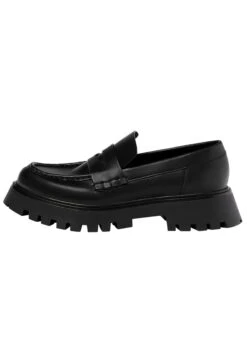PULL & BEAR With Penny Strap - Instappers - Black