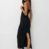 PULL & BEAR Strapless- Maxi-Jurk - Black