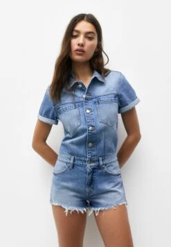 PULL & BEAR Jumpsuit - Blue Denim