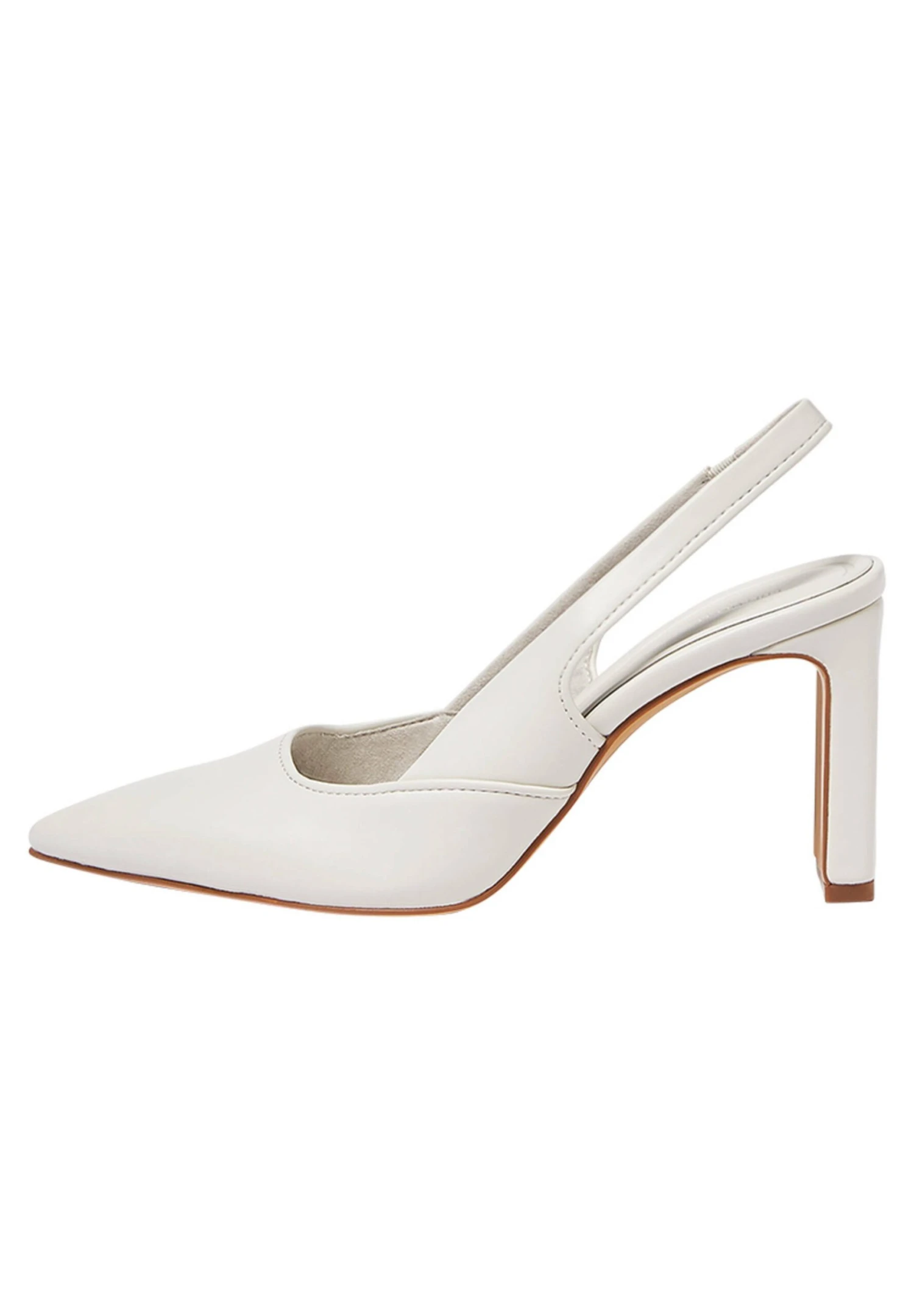 PULL & BEAR Heeled Slingback- Hoge Hakken - White - Afbeelding 2