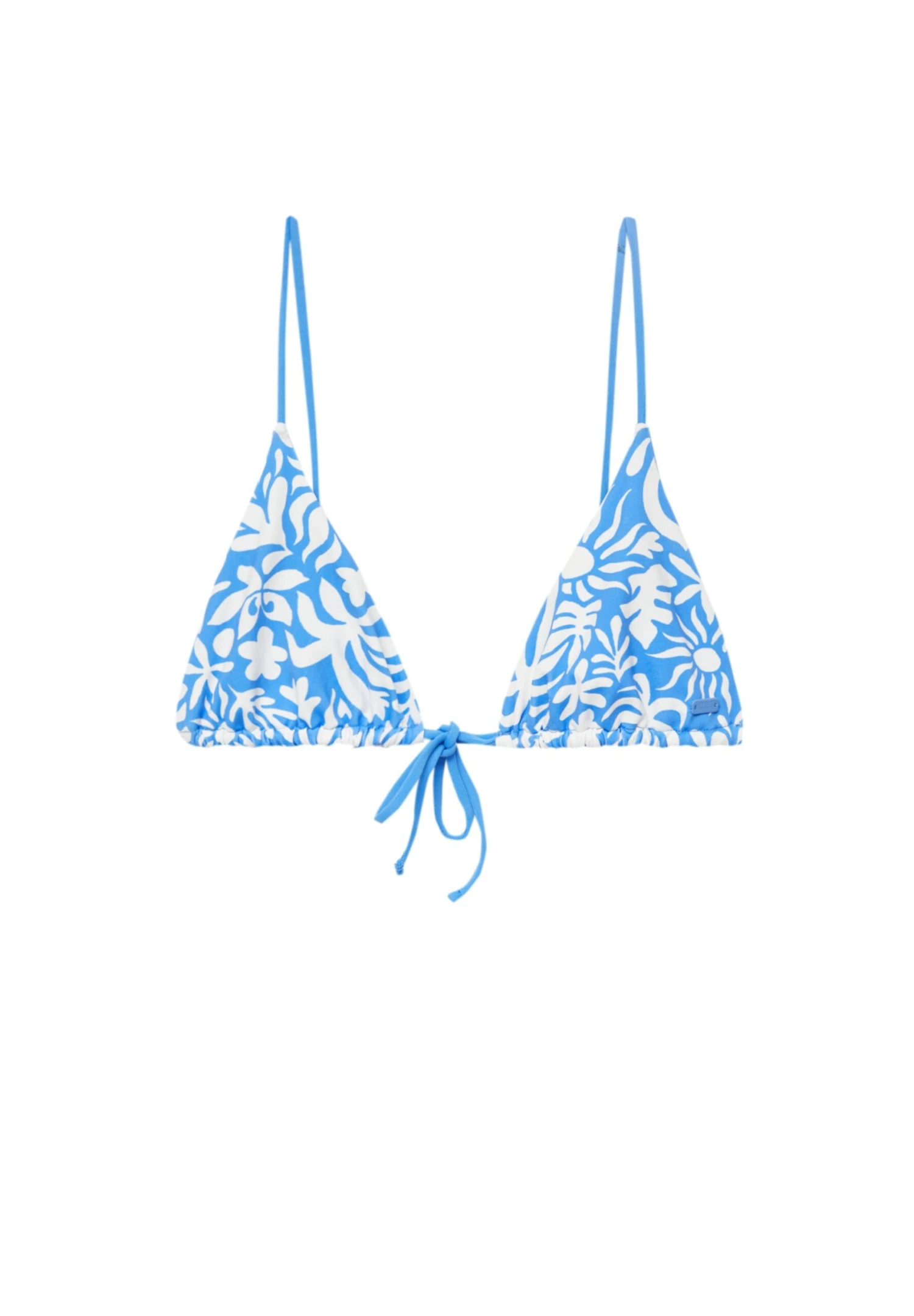 PULL & BEAR Triangle With Front Bow - Bikinitop - White - Afbeelding 4