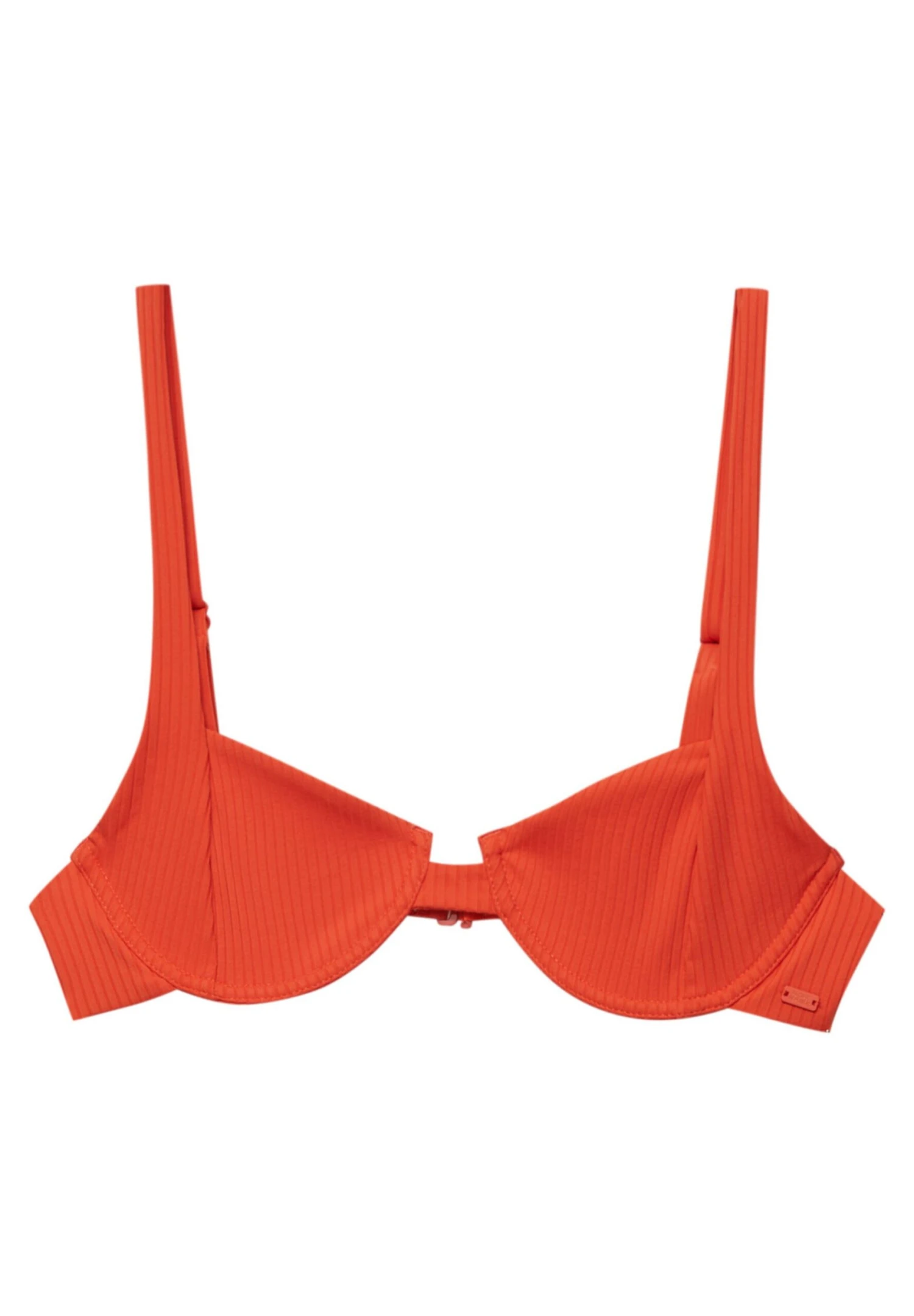 PULL & BEAR Basic Balconette- Bikinitop - Red - Afbeelding 4