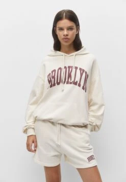 PULL & BEAR Brooklyn Jogger Bermuda- Trainingsbroek - Beige