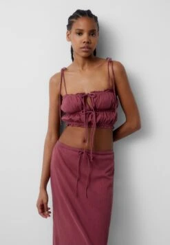 PULL & BEAR Rustic- Top - Berry