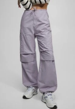 PULL & BEAR Parachute With Pockets - Broek - Lilac