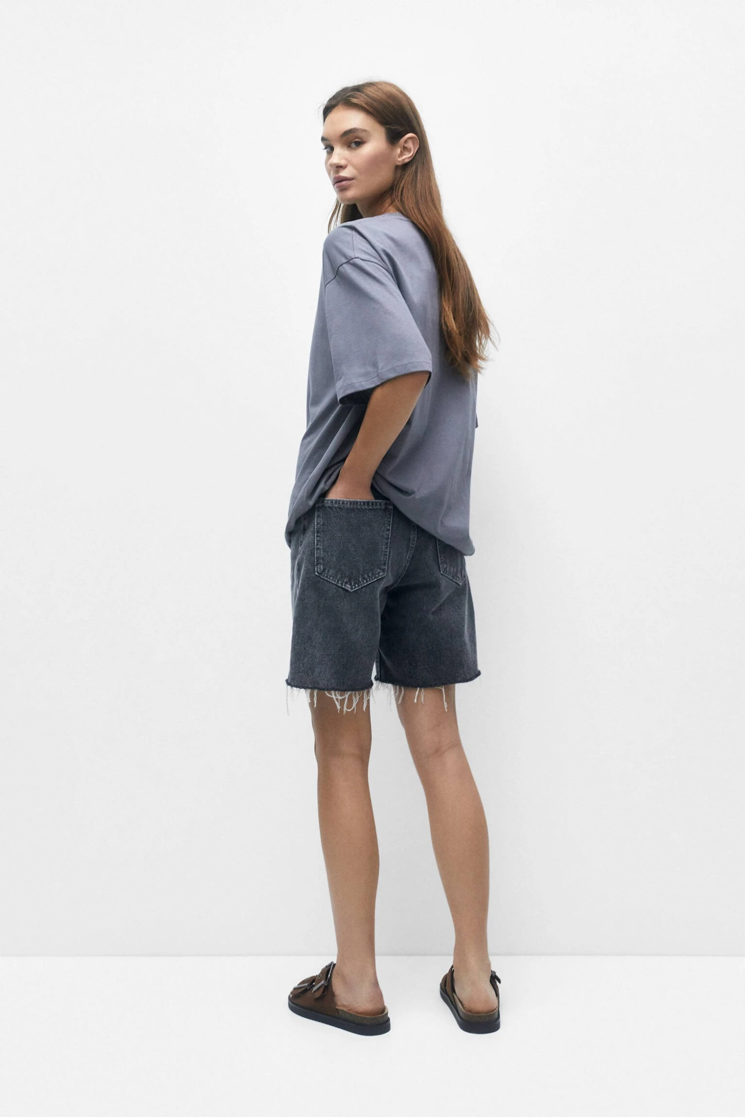 PULL & BEAR David Bowie Photo Print - T-Shirt Print - Grey - Afbeelding 7