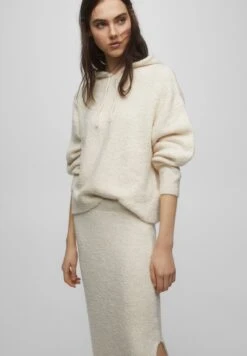 PULL & BEAR Rustic - Hoodie - Mottled Beige