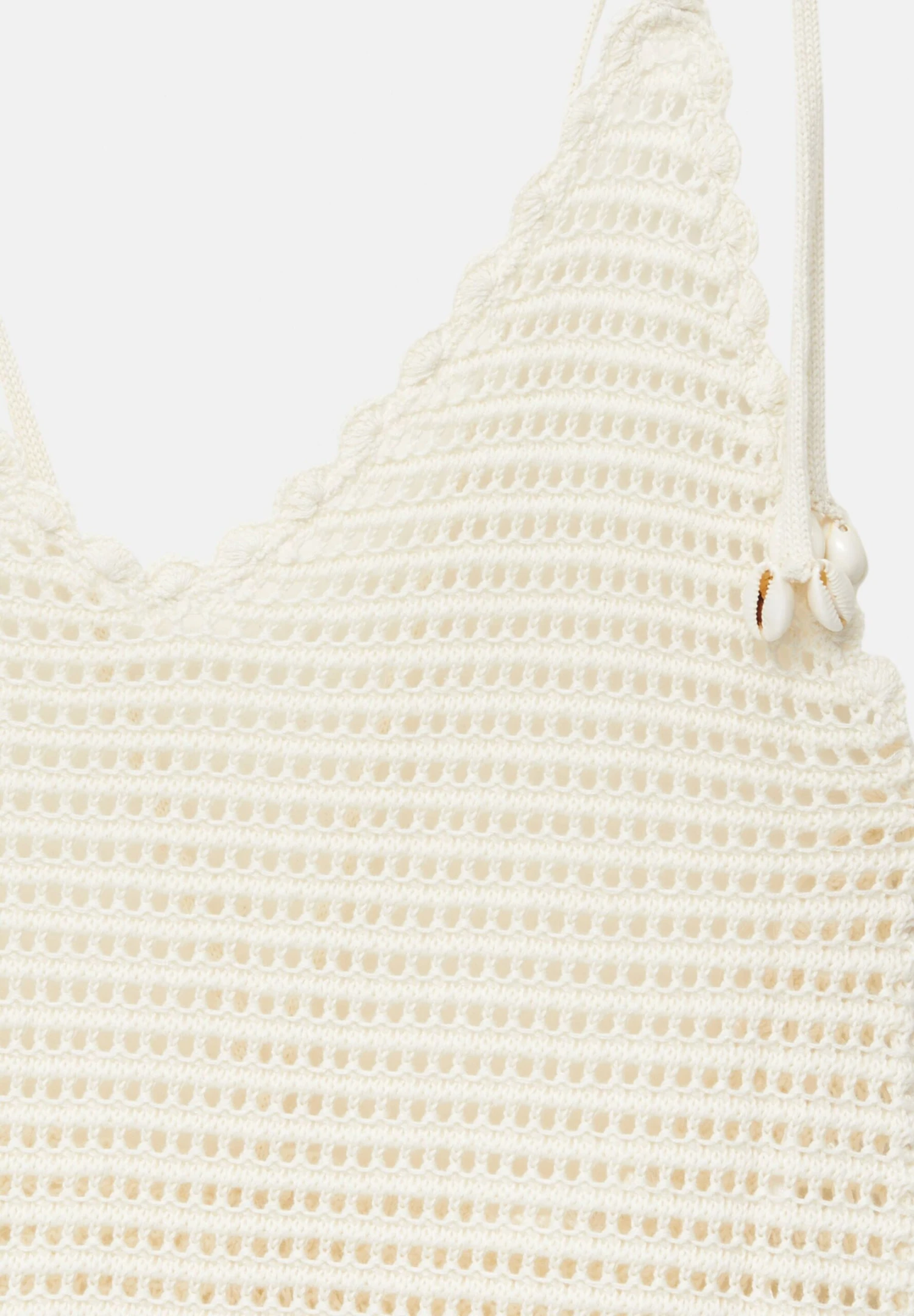 PULL & BEAR With Shells - Gebreide Jurk - Beige - Afbeelding 6