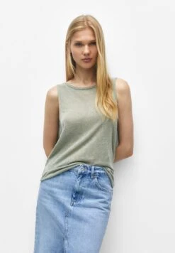 PULL & BEAR Top - Khaki