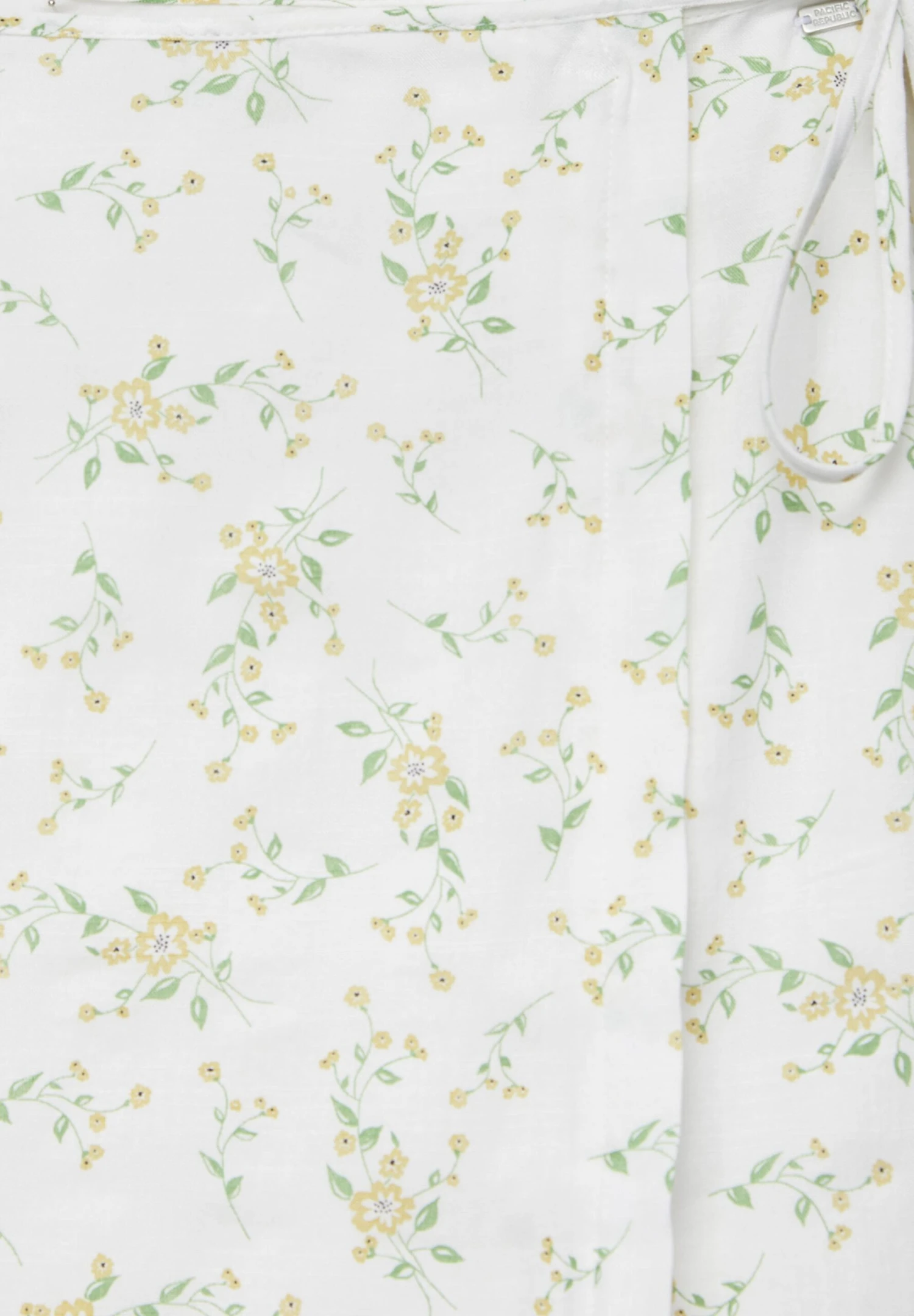 PULL & BEAR Floral Print- A-Lijn Rok - White - Afbeelding 6