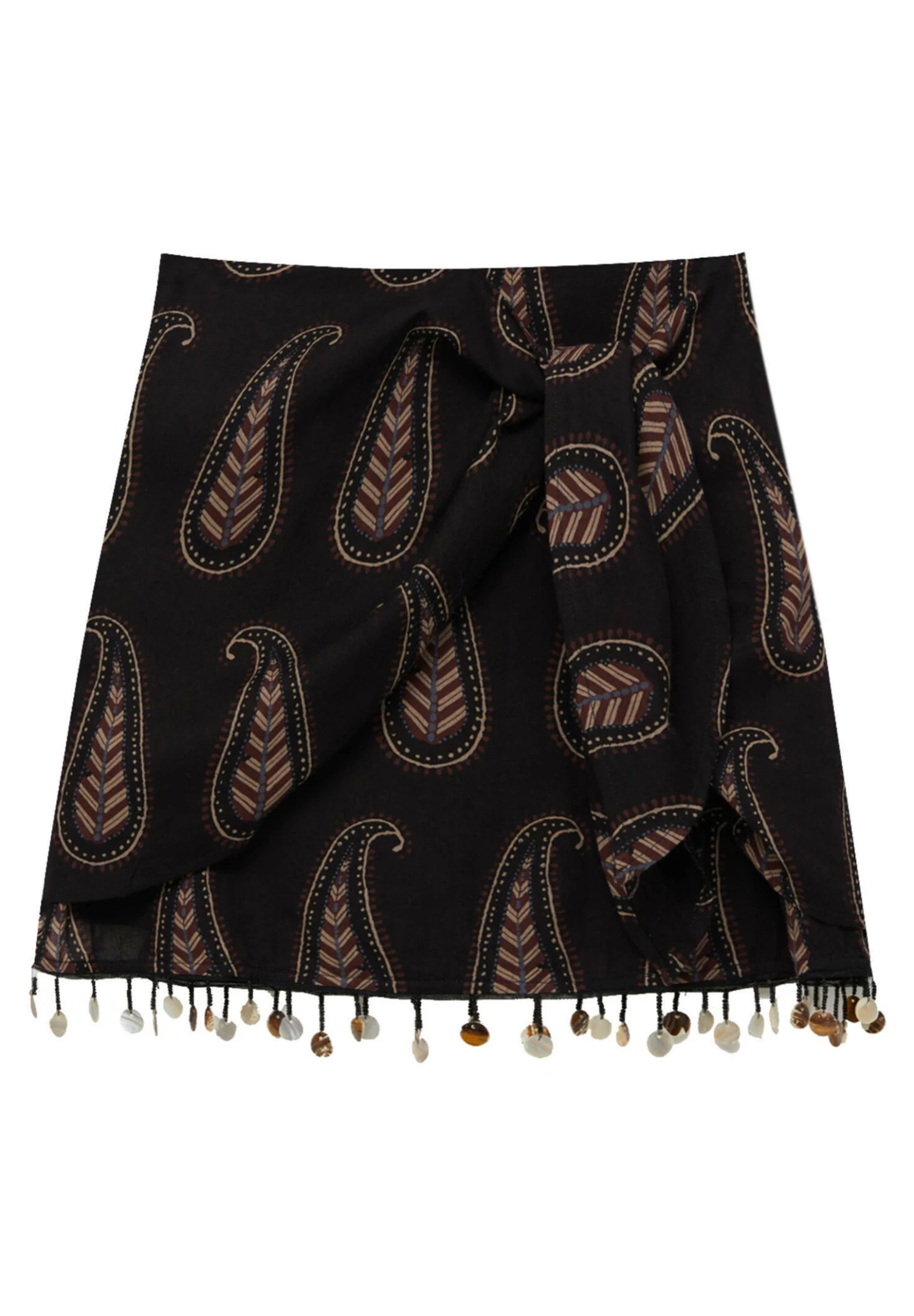 PULL & BEAR Mirrored - A-Lijn Rok - Black - Afbeelding 8