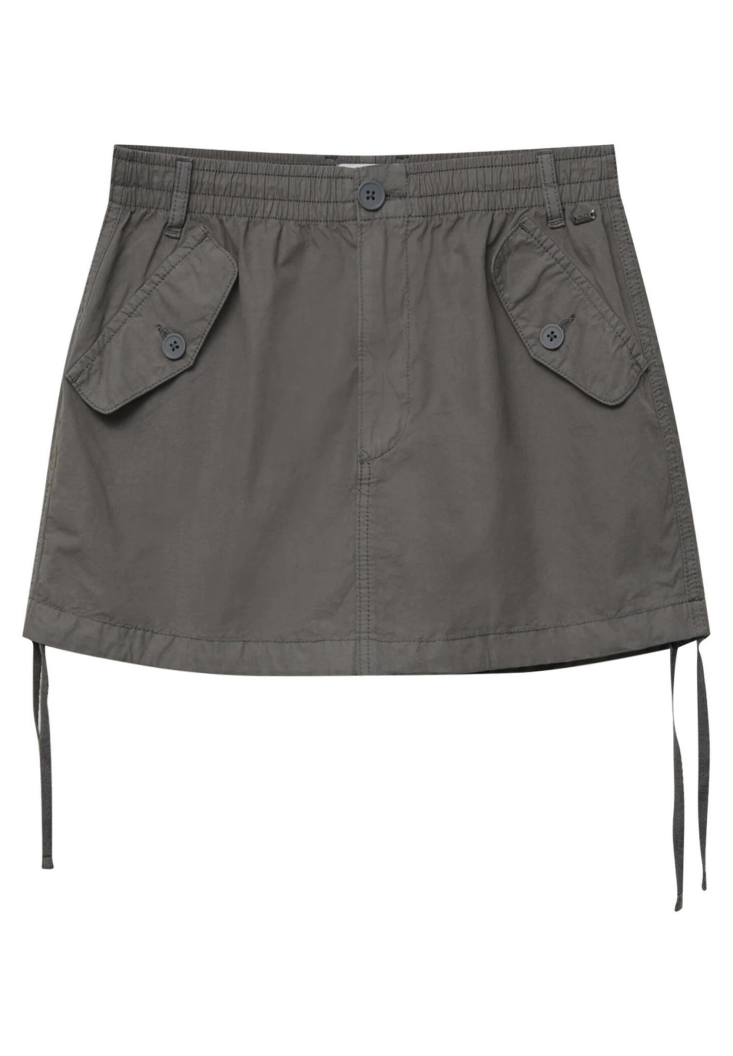 PULL & BEAR With An Elastic Waistband - Minirok - Mottled Dark Grey - Afbeelding 5