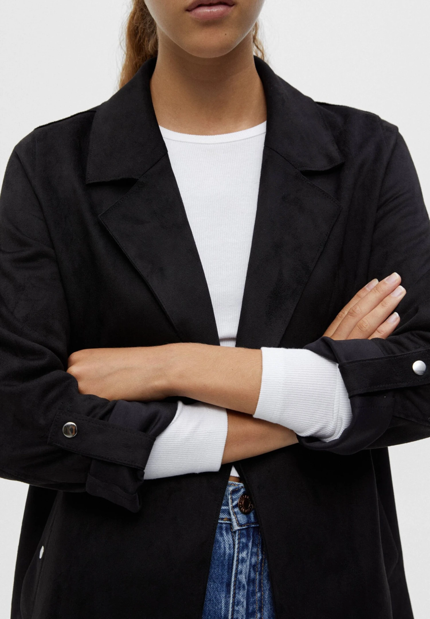 PULL & BEAR Jacket - Mantel - Black - Afbeelding 4