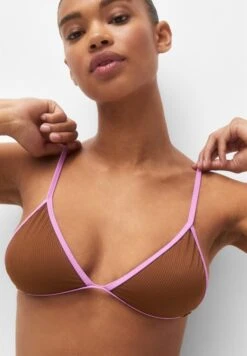 PULL & BEAR Triangle - Bikinitop - Brown