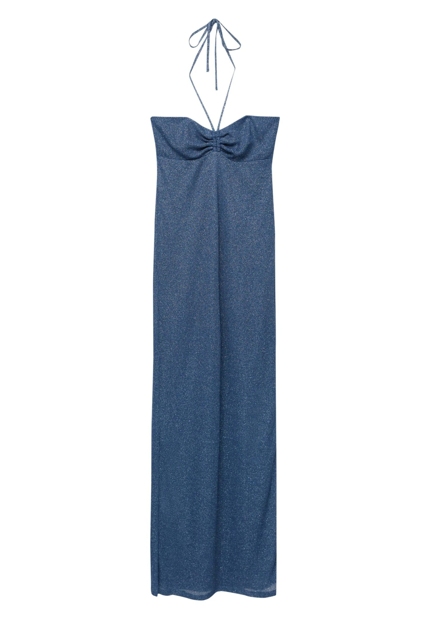 PULL & BEAR Long Shiny Cutwork - Galajurk - Blue - Afbeelding 6