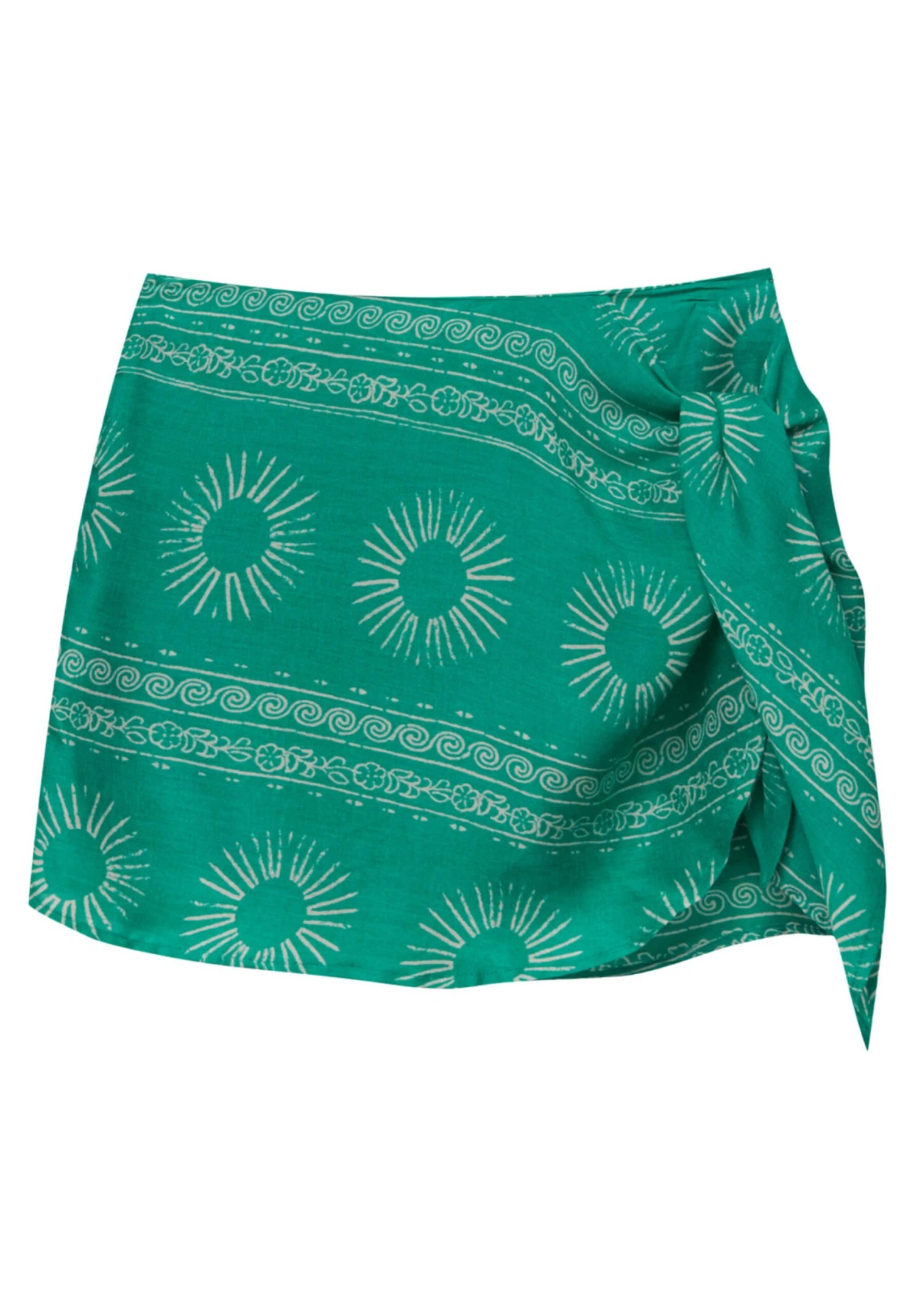 PULL & BEAR Printed - A-Lijn Rok - Green - Afbeelding 5