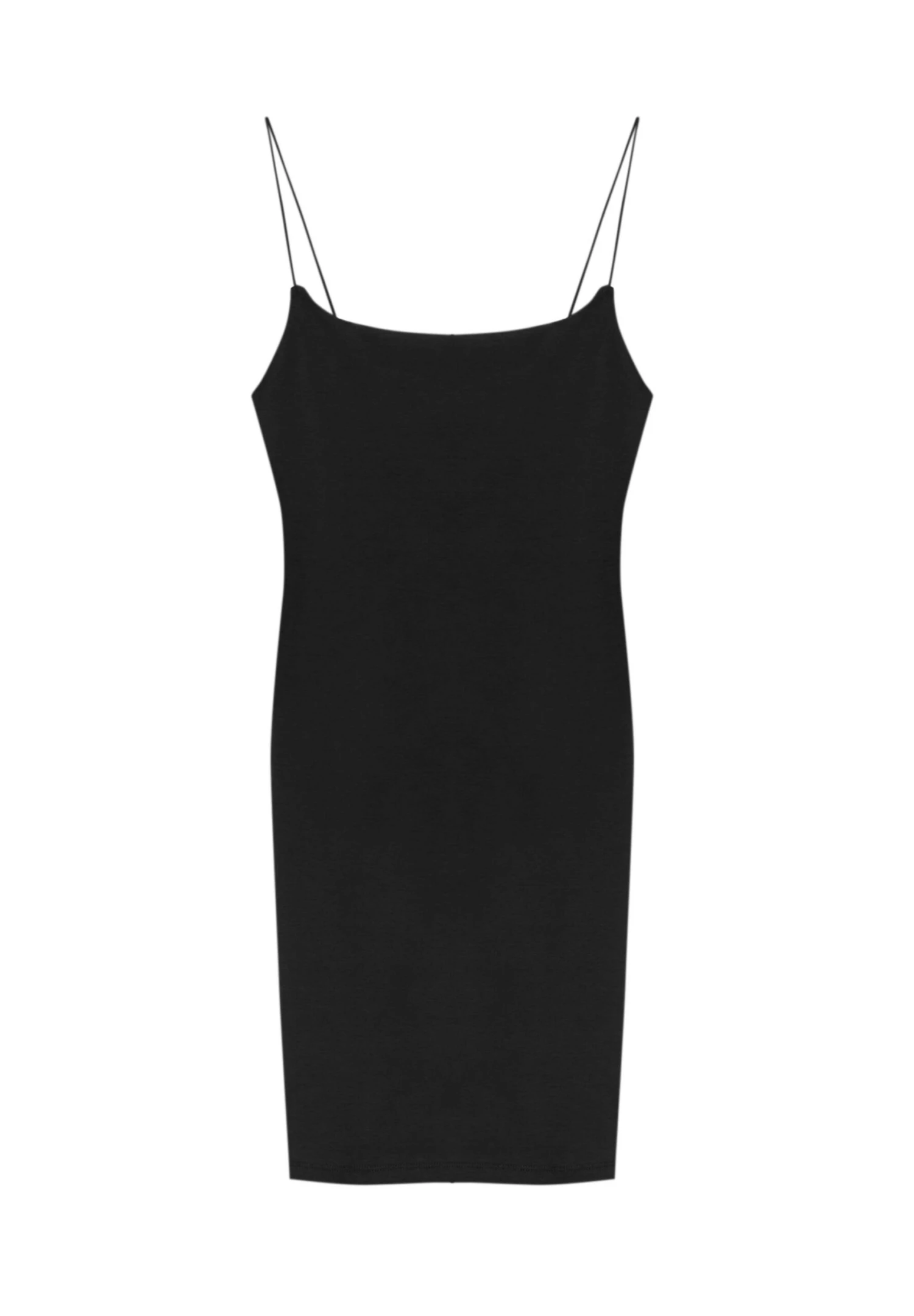 PULL & BEAR Short With Thin Straps- Jurk - Black - Afbeelding 5