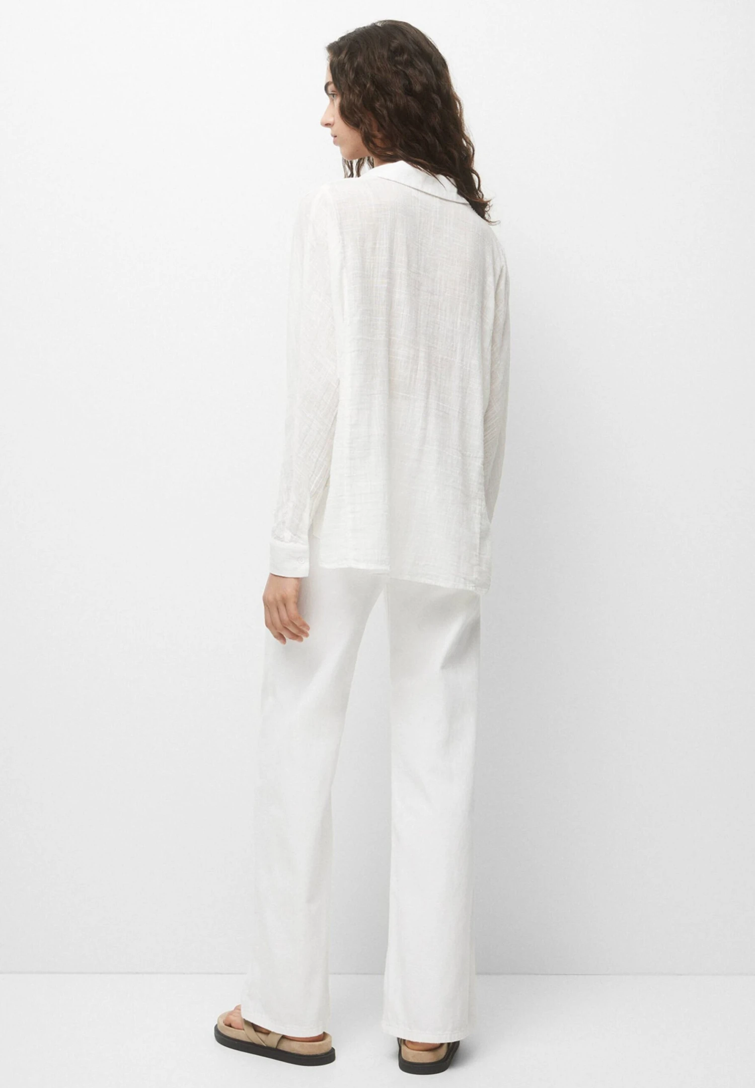PULL & BEAR Rustic- Overhemdblouse - White - Afbeelding 3