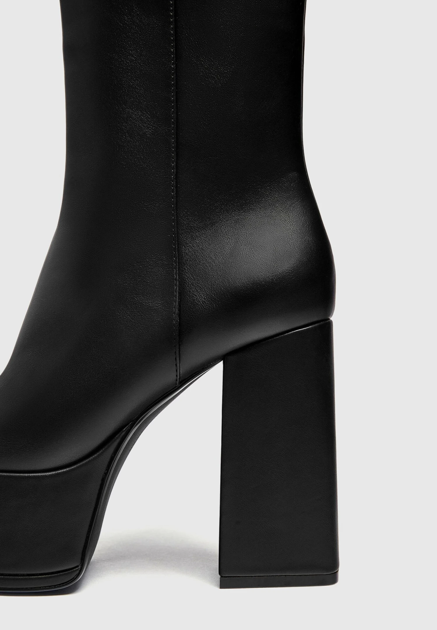 PULL & BEAR Mit Maxi Plateau - Korte Laarzen - Black - Afbeelding 6