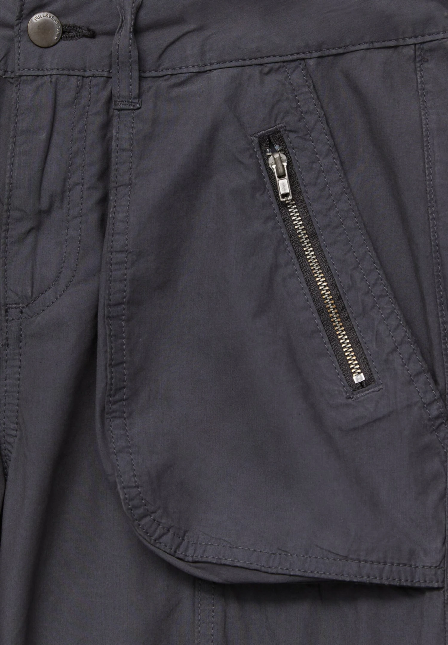 PULL & BEAR With Zips - Cargobroek - Dark Grey - Afbeelding 7