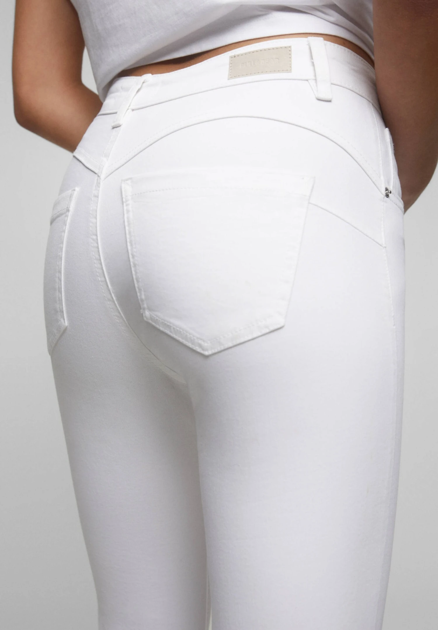 PULL & BEAR Push Up- Jeans Skinny Fit - White - Afbeelding 5