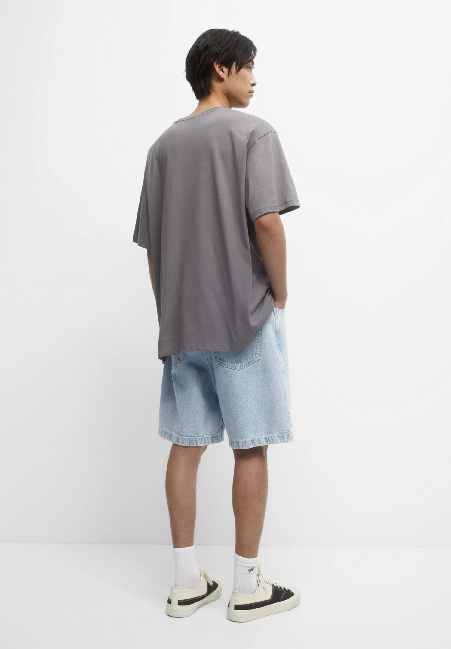 PULL & BEAR David Bowie Photo Print - T-Shirt Print - Grey - Afbeelding 3