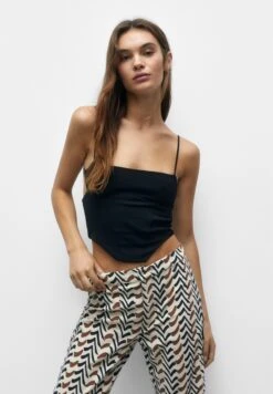 PULL & BEAR Corset - Blouse - Black