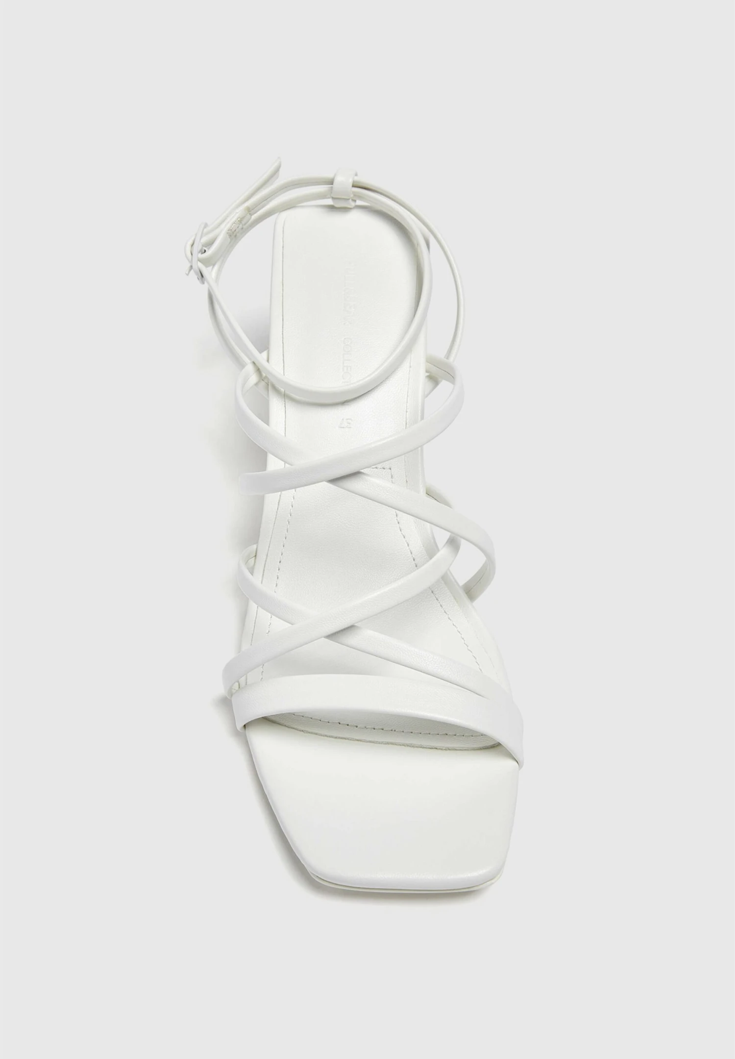 PULL & BEAR Strappy- Sandalen - White - Afbeelding 3
