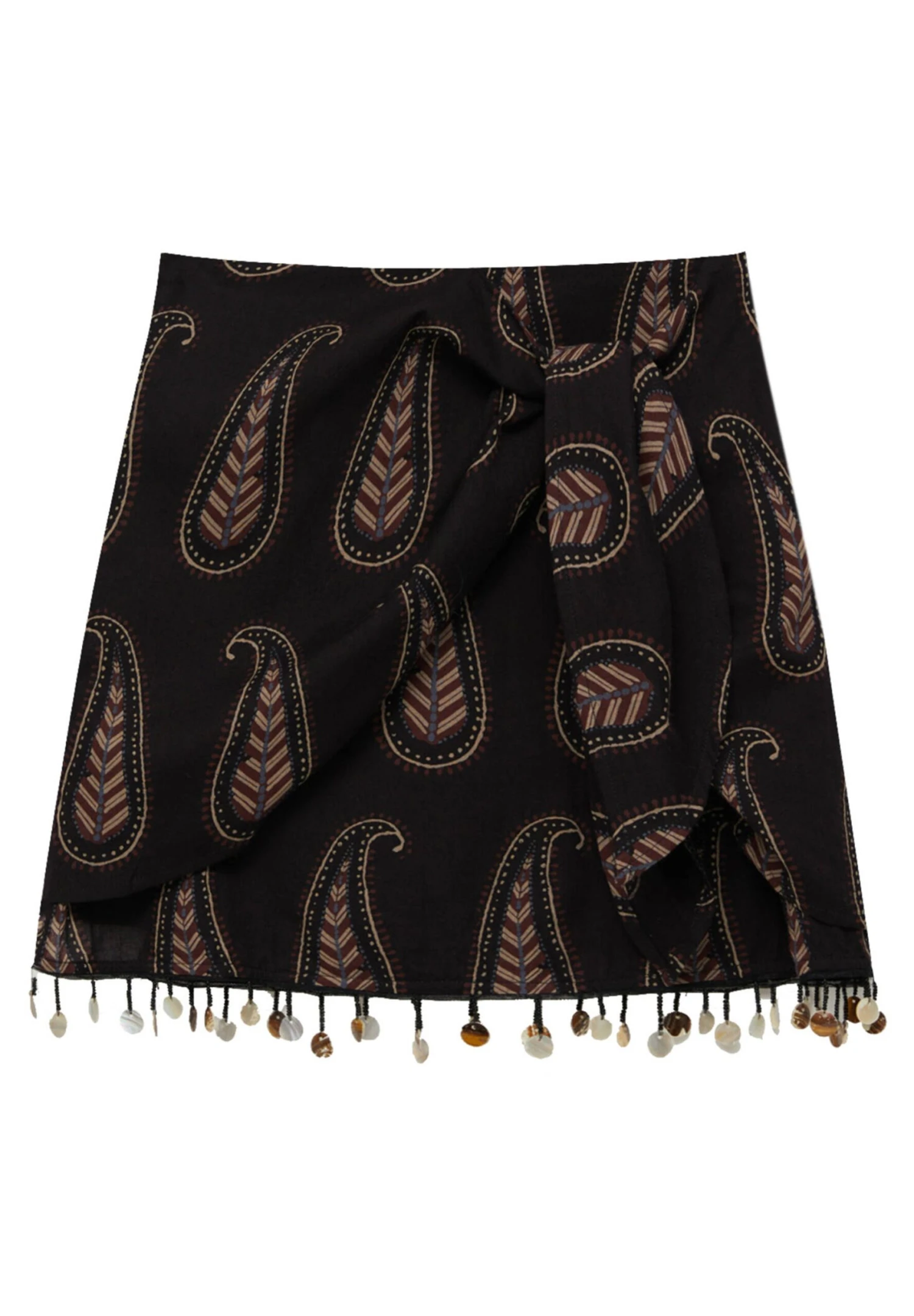 PULL & BEAR Mirrored - A-Lijn Rok - Black - Afbeelding 6