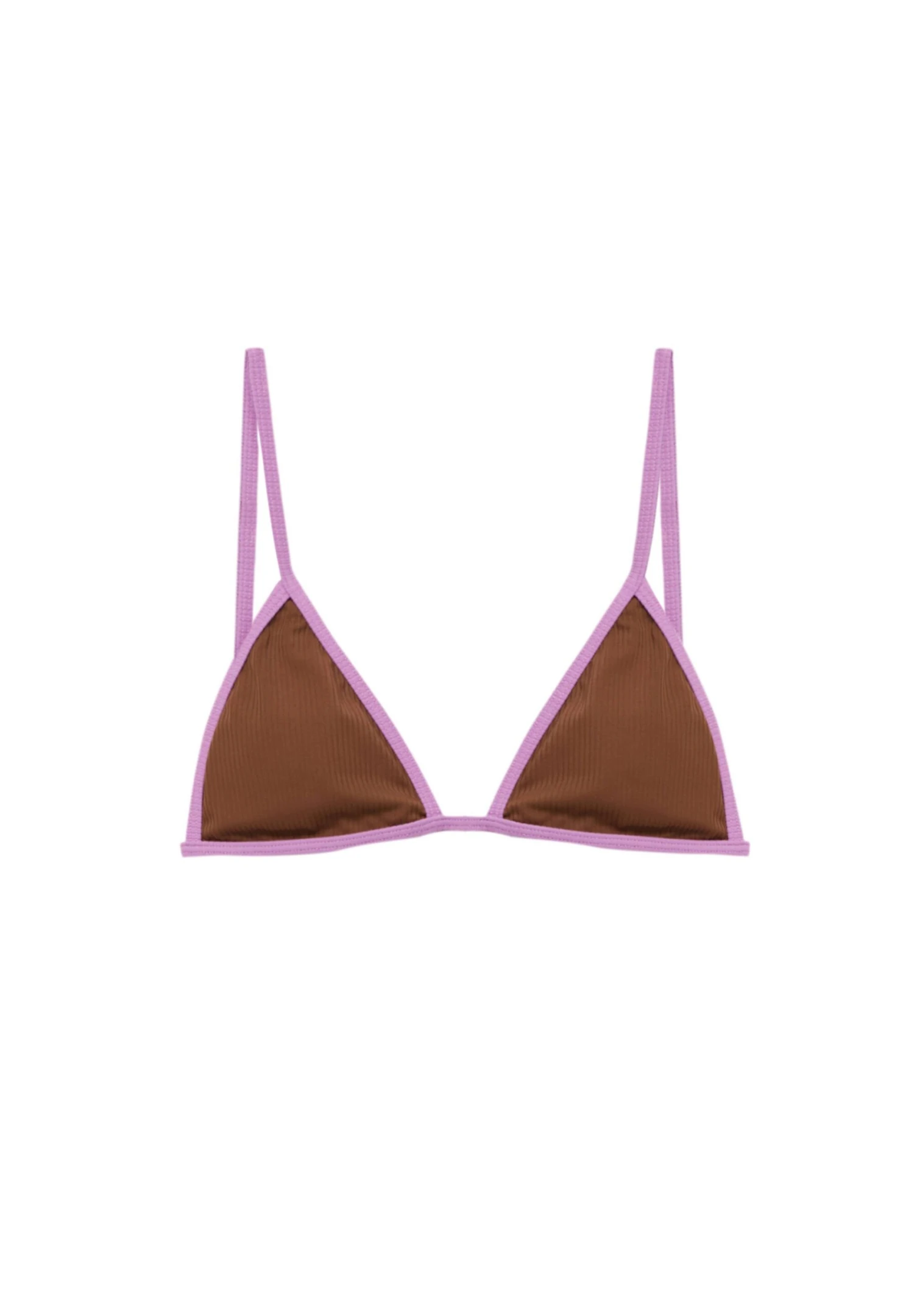 PULL & BEAR Triangle - Bikinitop - Brown - Afbeelding 4
