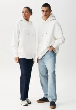 PULL & BEAR Basic - Hoodie - White