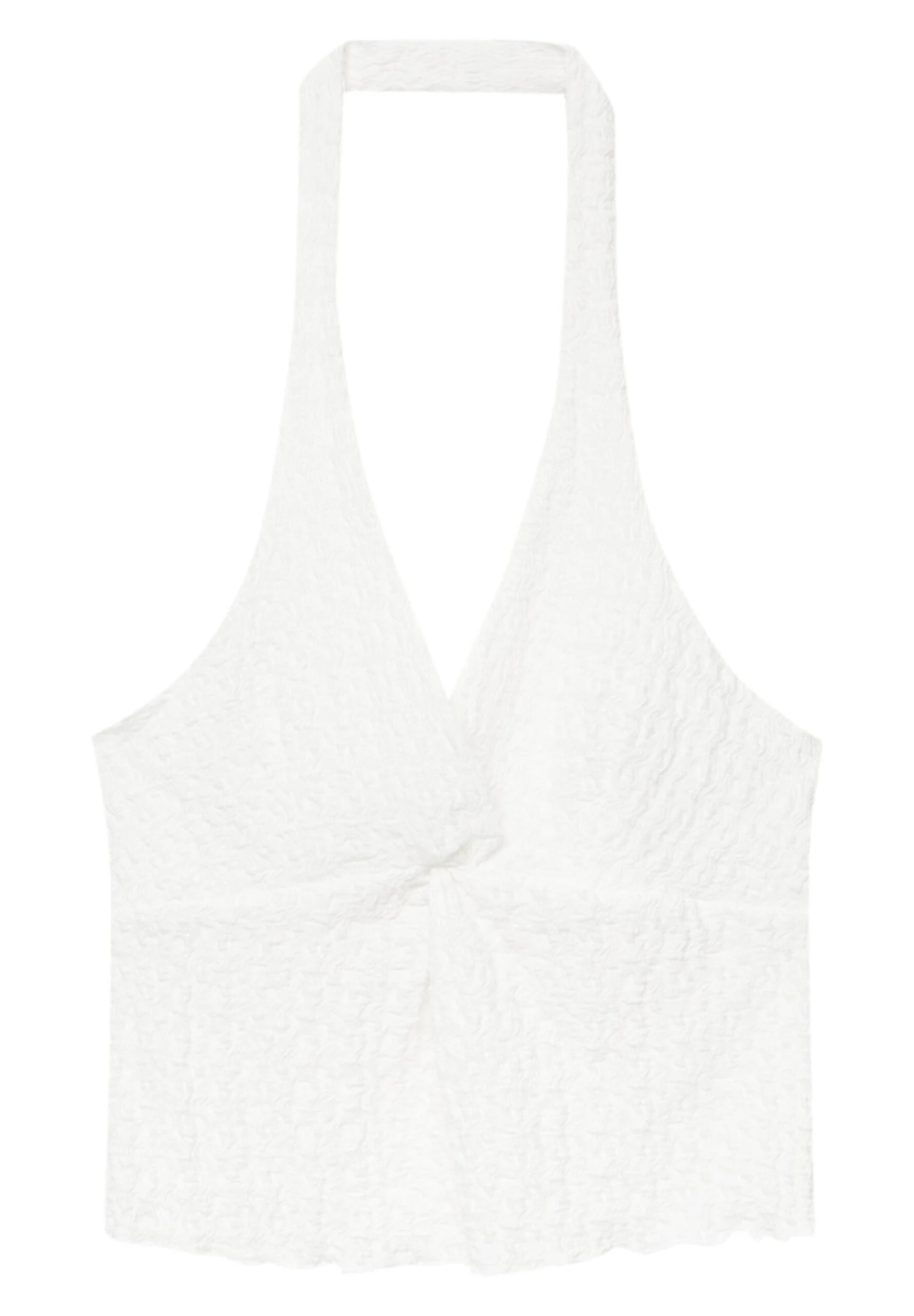 PULL & BEAR Crossover Neckline - Top - Beige - Afbeelding 5