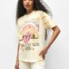 PULL & BEAR The Rolling Stones American Tour 1972 - T-Shirt Print - Multi Coloured