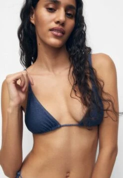 PULL & BEAR Print - Bikinitop - Blue